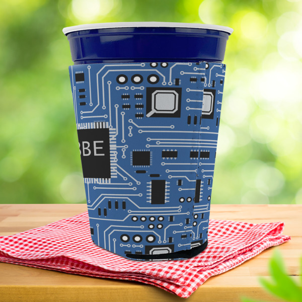 Custom Design - Party Cup Sleeves - with bottom - Lifestyle