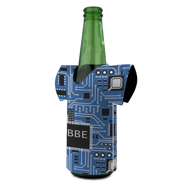 Custom Design - Jersey Bottle Cooler - ANGLE (on bottle)