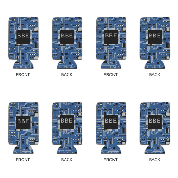 Custom Design - Can Cooler - 16oz - Set of 4 - Front & Back