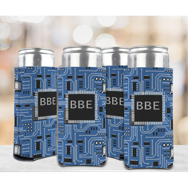 Custom Design - Can Cooler - Tall 12oz - Set of 4 - In Context