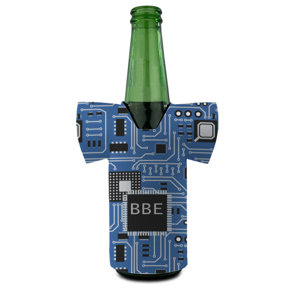 Custom Design - Jersey Bottle Cooler - Set of 4 - FRONT (on bottle)