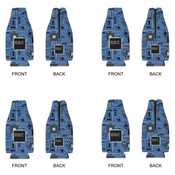 Custom Design - Zipper Bottle Cooler - Set of 4 - Approval