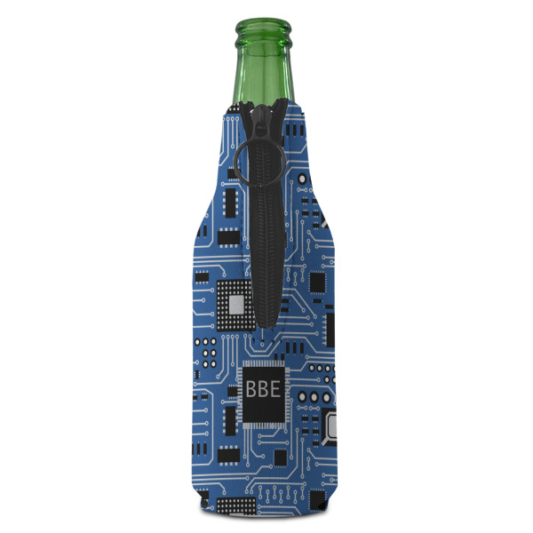 Custom Design - Zipper Bottle Cooler - BACK (bottle)