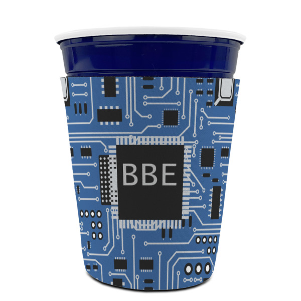 Custom Design - Party Cup Sleeves - without bottom - Front (On Cup)