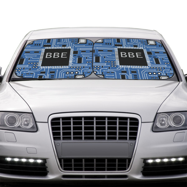 Custom Design - Car Sun Shades - IN CONTEXT