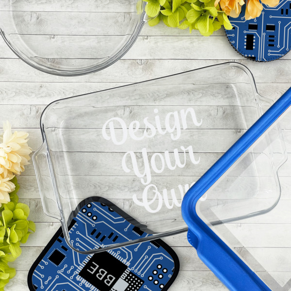 Custom Design - Glass Baking Dish - 13"x9" - Lifestyle