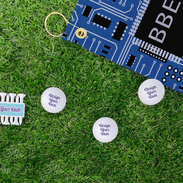 Custom Design - Golf Balls - Generic - Set of 3 - LIFESTYLE