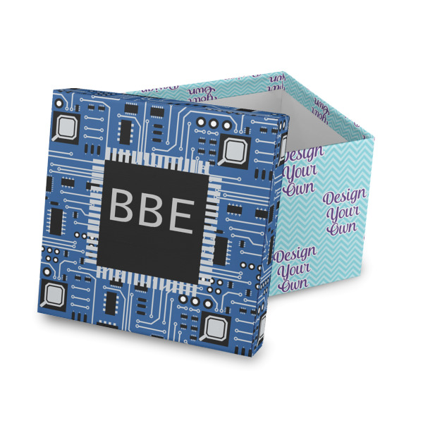 Custom Design Your Own Gift Box with Lid - Canvas Wrapped