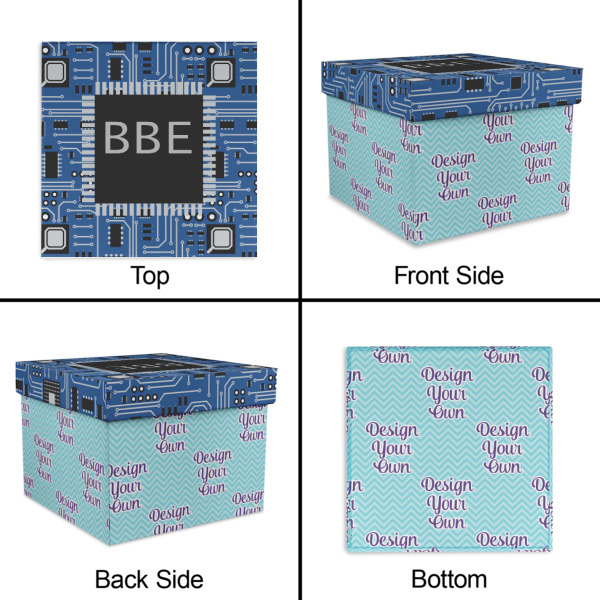 Custom Design - Gift Boxes with Lid - Canvas Wrapped - Medium - Approval