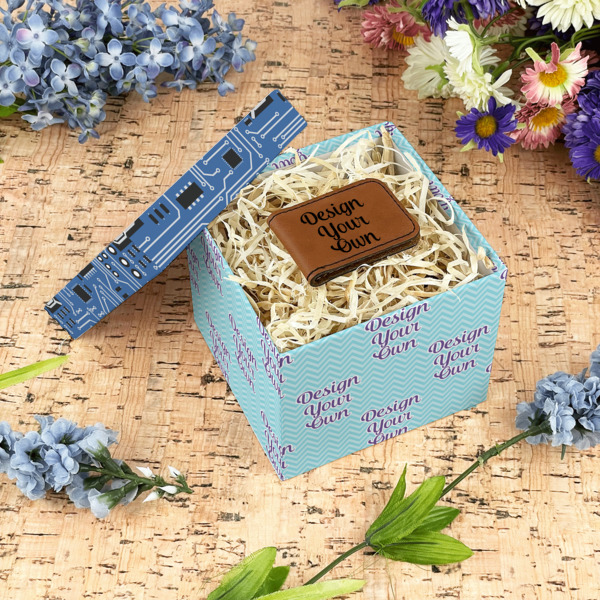 Custom Design - Gift Boxes with Lid - Canvas Wrapped - Small - In Context