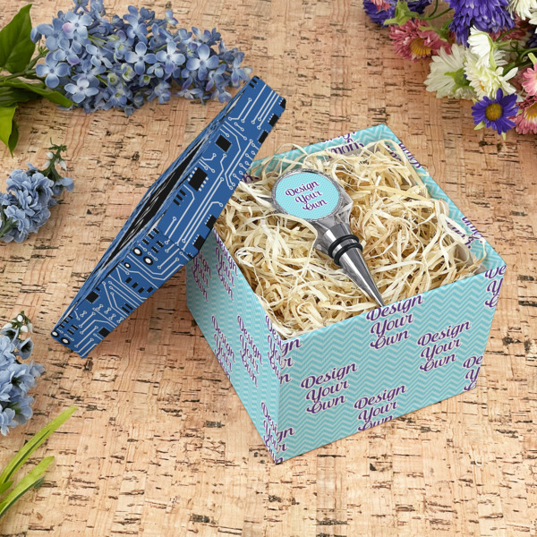 Custom Design - Gift Boxes with Lid - Canvas Wrapped - Medium - In Context