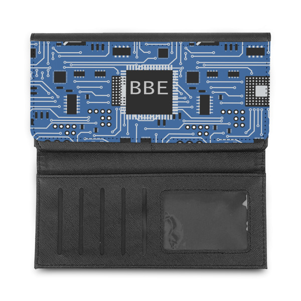 Custom Design - Ladies Wallet - Half Way Open