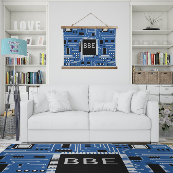 Custom Design - Wall Hanging Tapestry - Landscape - In Context