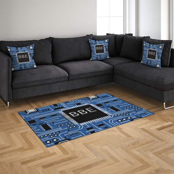 Custom Design - 4'x6' Indoor Area Rugs - IN CONTEXT