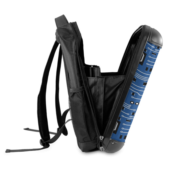 Custom Design - 18" Hard Shell Backpacks - SIDE OPEN