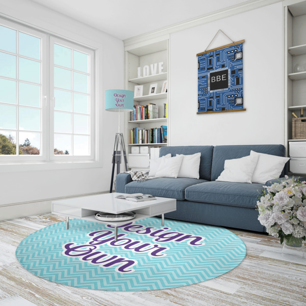 Custom Design - Round Area Rug - IN CONTEXT