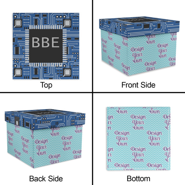 Custom Design - Gift Boxes with Lid - Canvas Wrapped - XX-Large - Approval