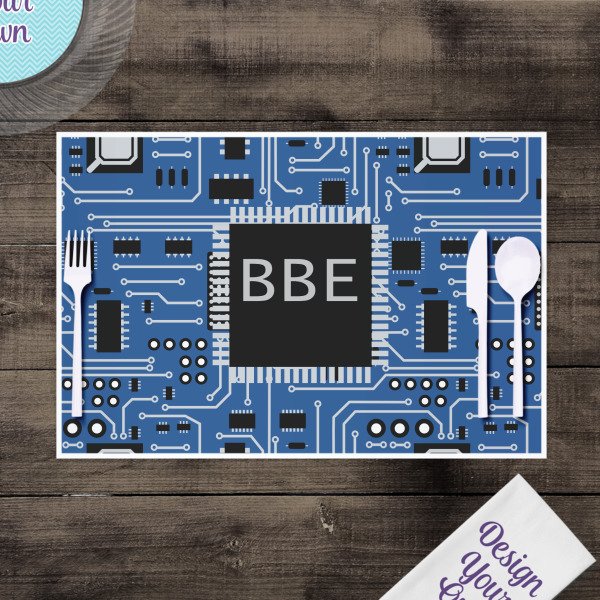 Custom Design - Disposable Paper Placemat - In Context