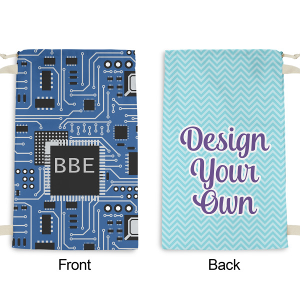 Custom Design - Small Laundry Bag - Front & Back View