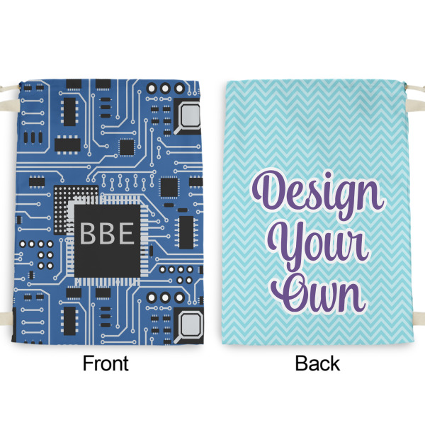 Custom Design - Large Laundry Bag - Front & Back View