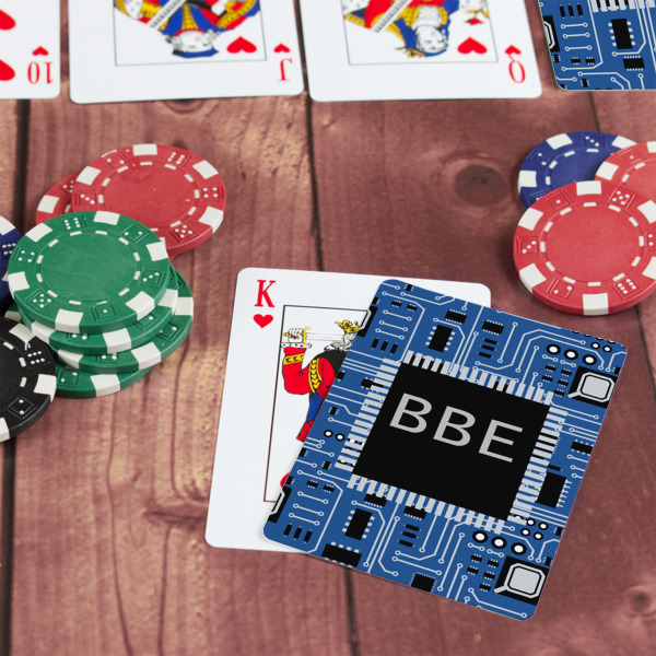 Custom Design - On Table with Poker Chips