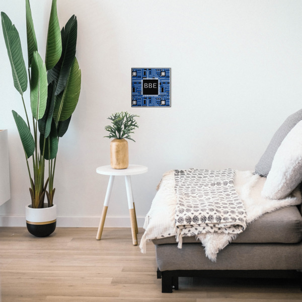 Custom Design - 12x12 Wood Print - In Context