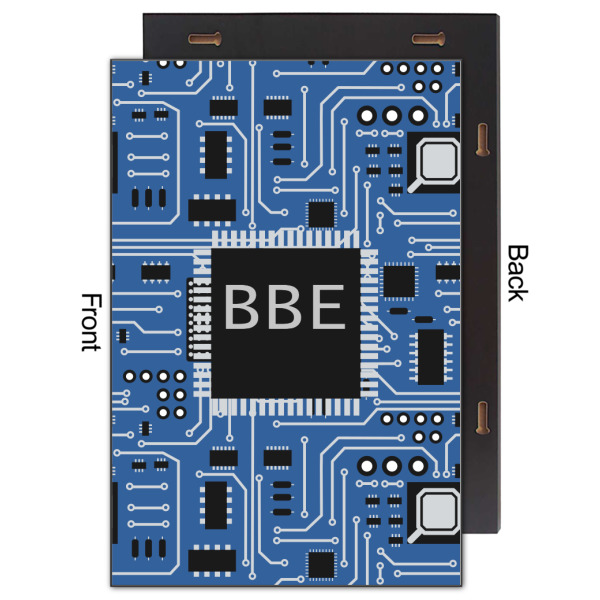 Custom Design - 20x30 Wood Print - Front & Back View