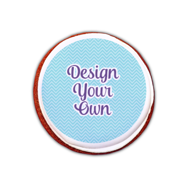 Custom Design - Printed Icing Circle - XSmall - On Cookie