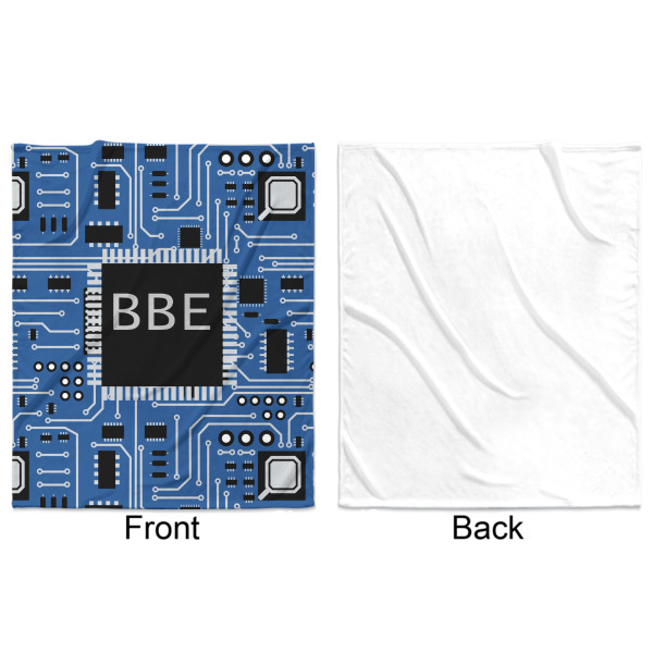 Custom Design - Minky Blanket - 50"x60" - Single Sided - Front & Back