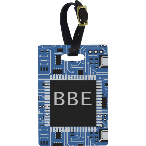 Custom Design Your Own Plastic Luggage Tag - Rectangular