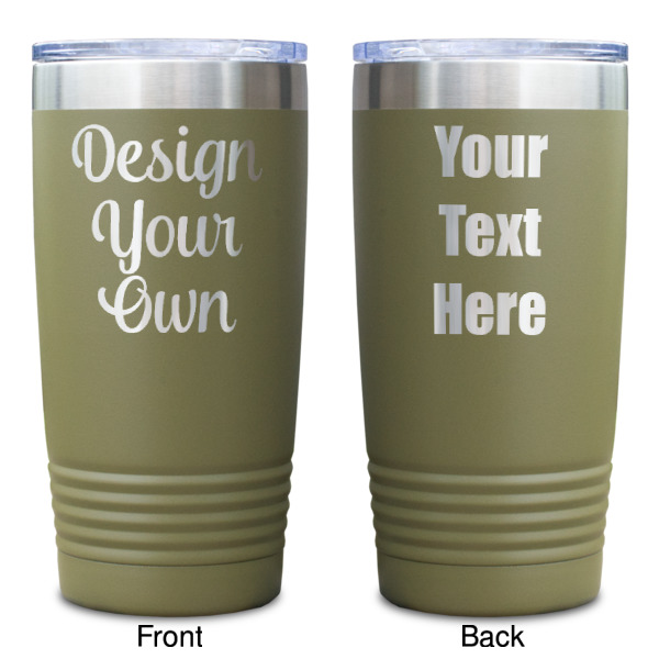 Custom Design - Olive Polar Camel Tumbler - 20oz - Double Sided - Approval