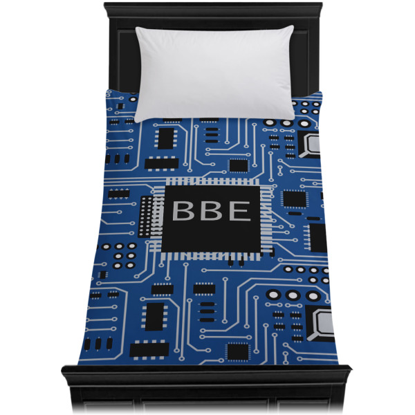 Custom Design - Duvet Cover - Twin XL - On Bed - No Prop