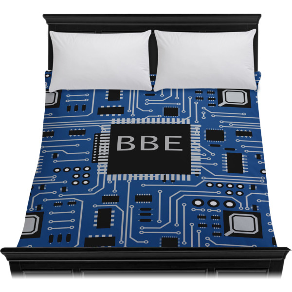 Custom Design - Duvet Cover - Queen - On Bed - No Prop