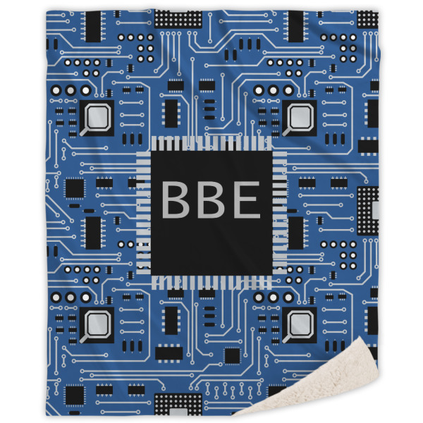 Custom Design Your Own Sherpa Throw Blanket