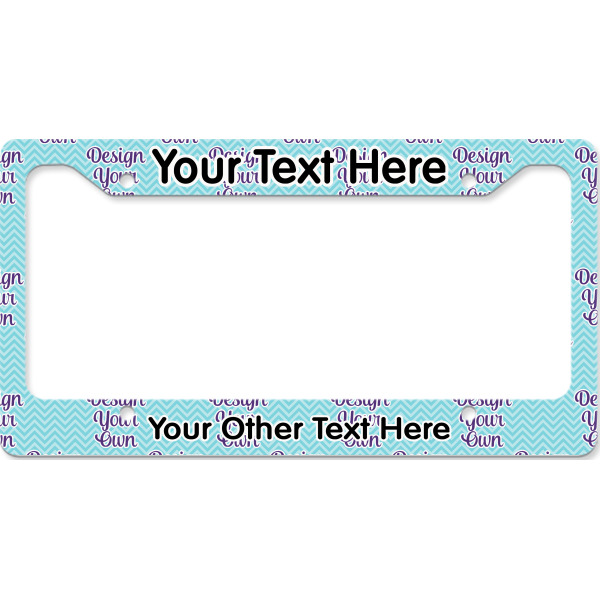 Custom Design - License Plate Frame - Style B