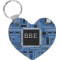 Design Your Own Heart Plastic Keychain