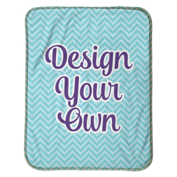 Custom Design - Baby Sherpa Blanket - Flat