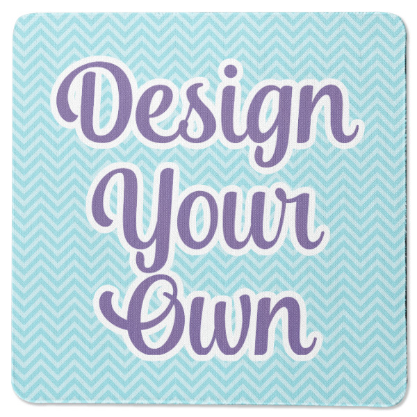 Custom Design - Square Coaster Rubber Back - Single