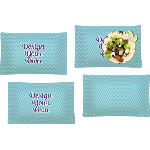 Custom Design - Set of Rectangular Dinner Plates