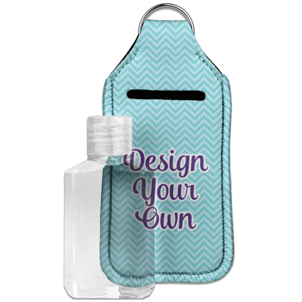 Custom Design - Sanitizer Holder Keychain - Large with Case