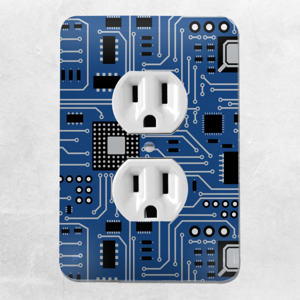 Custom Design - Electric Outlet Plate - Lifestyle