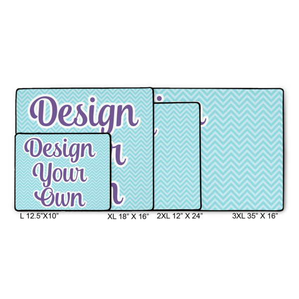 Custom Design - Gaming Mats - Size Chart