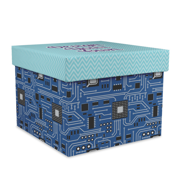 Custom Design Your Own Gift Box with Lid - Canvas Wrapped - X-Large