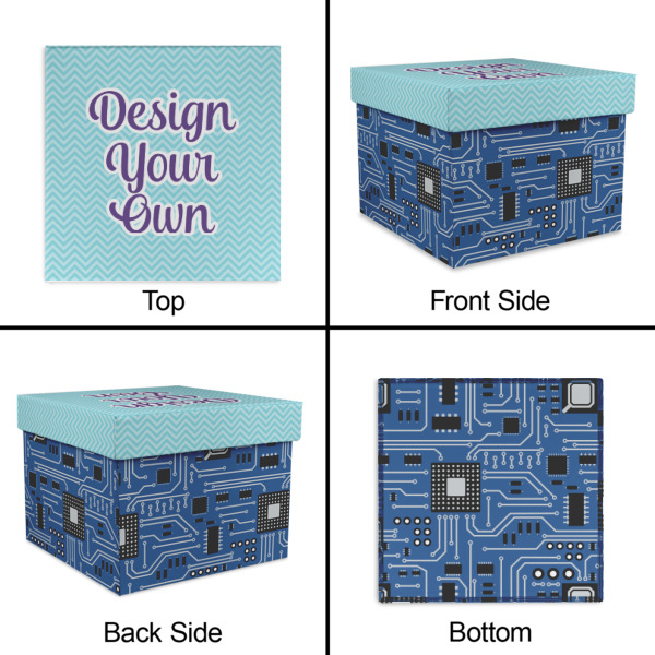 Custom Design - Gift Boxes with Lid - Canvas Wrapped - Small - Approval