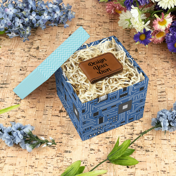 Custom Design - Gift Boxes with Lid - Canvas Wrapped - Small - In Context
