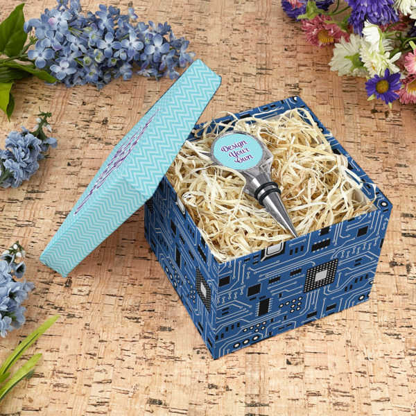 Custom Design - Gift Boxes with Lid - Canvas Wrapped - Medium - In Context