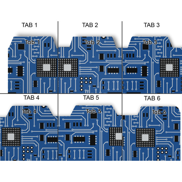 Custom Design - Page Dividers - Set of 6 - Approval