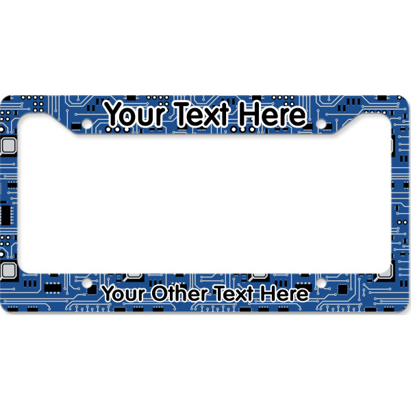 Custom Design - License Plate Frame - Style B