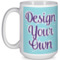 Design Your Own 15 oz Coffee Mug - White