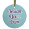 Design Your Own Flat Glass Ornament - Round